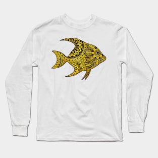 Fish (Yellow) Long Sleeve T-Shirt